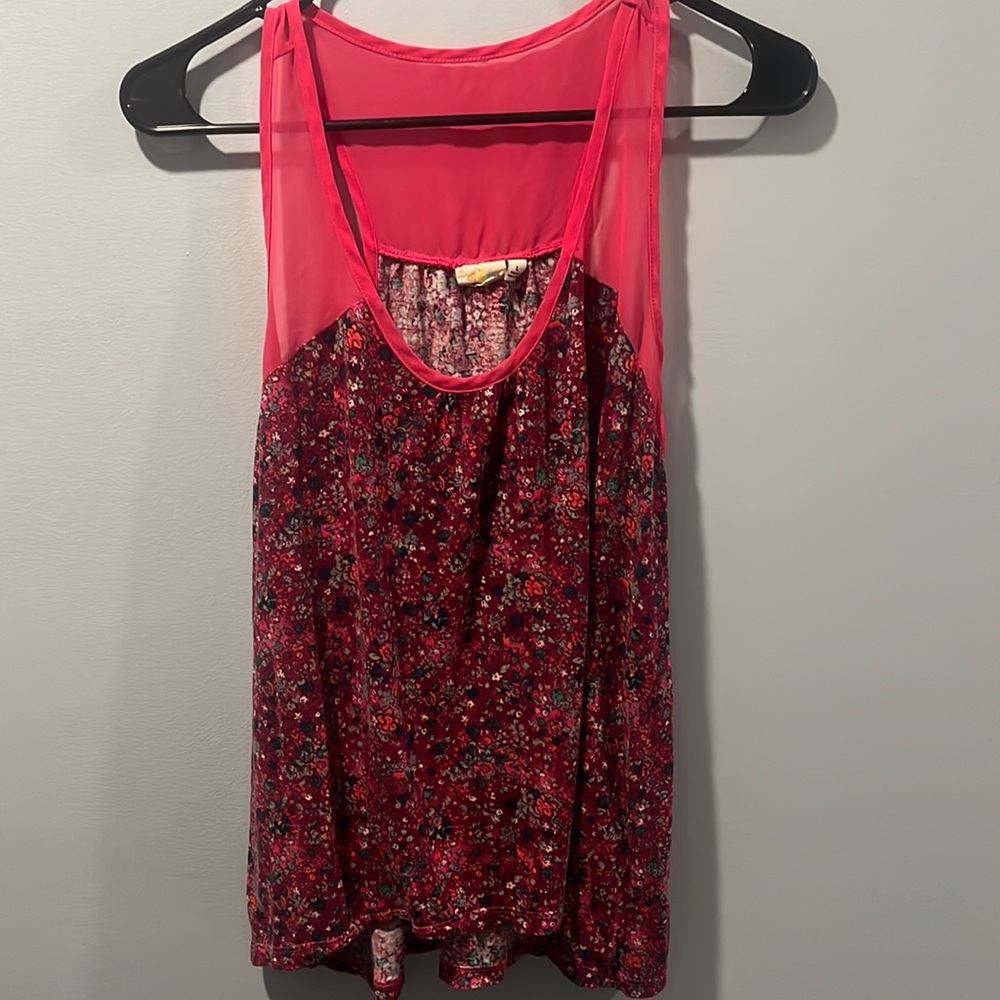 Large Mudd floral tank